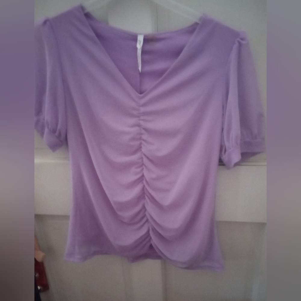 Lavender large woman's Top.